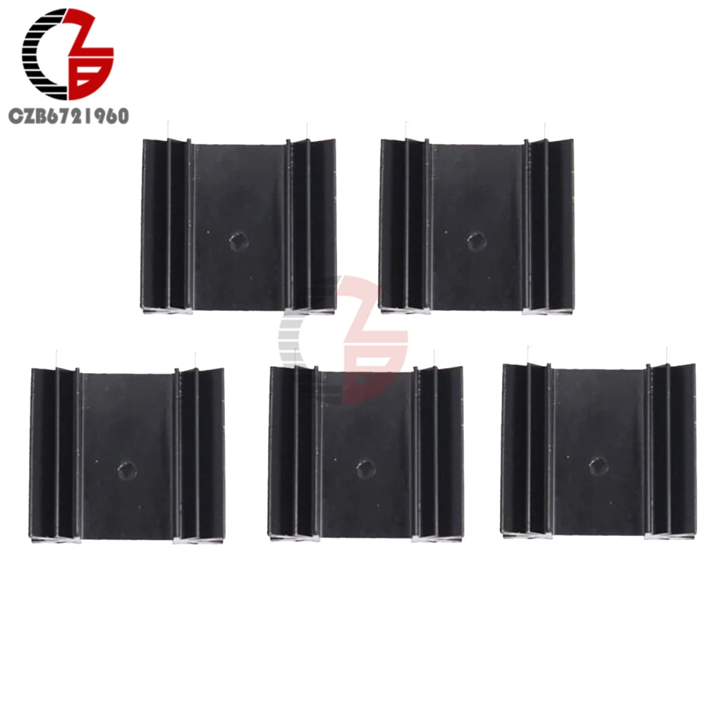 5 шт. радиатор Triode IC для алюминия TO 220 34*12*30 мм|sink|sink aluminium |