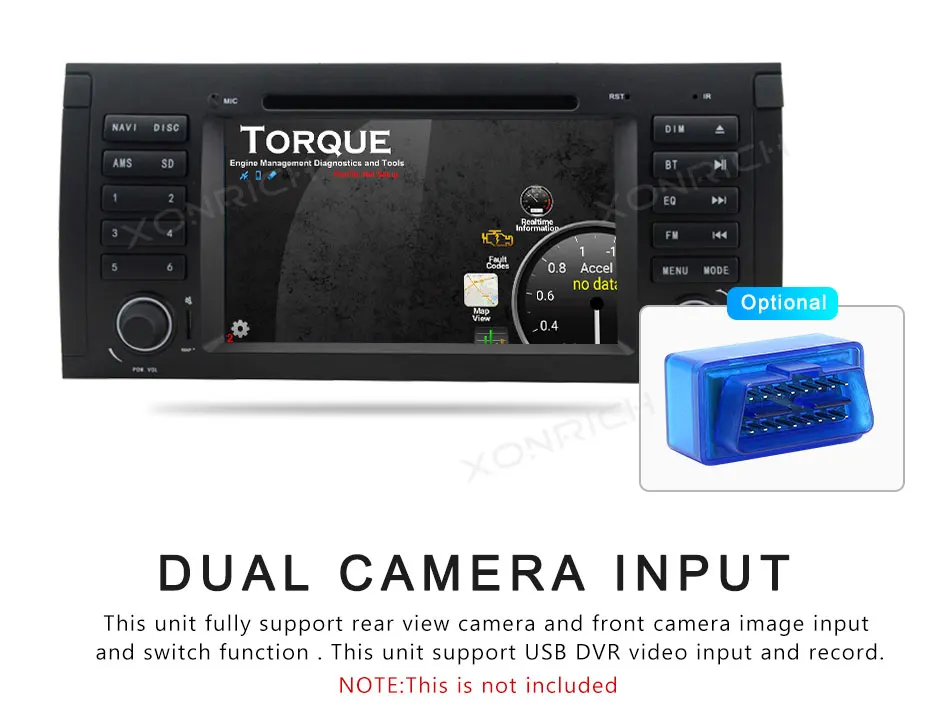 Cheap Xonrich AutoRadio 1 Din Android 8.1 Car DVD Player For BMW E39 BMW X5 E53 M5 2002-2007 GPS Navigation Head Unit Audio Wifi DAB+ 15
