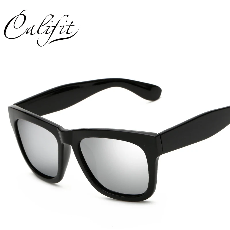 CALIFIT стекло Новые поляризованные солнцезащитные очки мужские UV400 классические