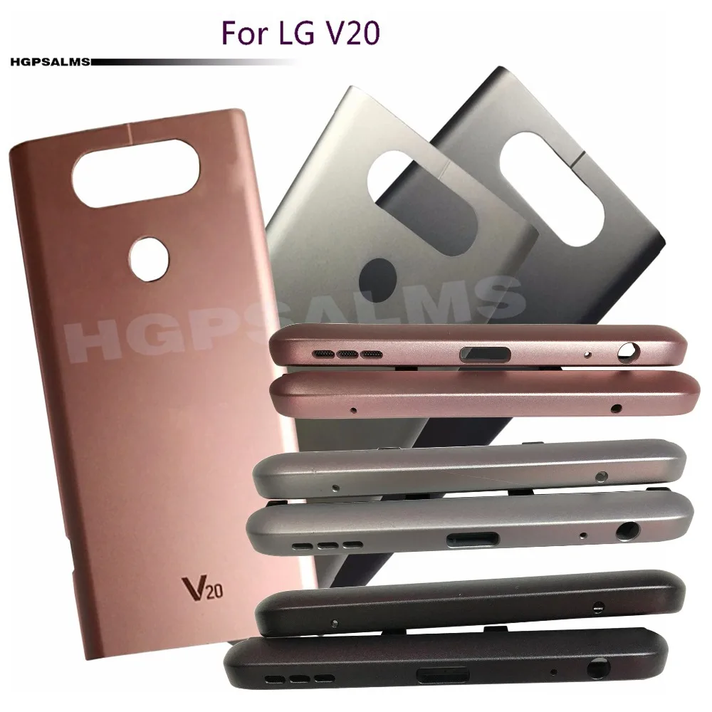 Для LG V20 Верхняя Нижняя крышка Крышка для рамка Передняя средняя Корпус Задняя