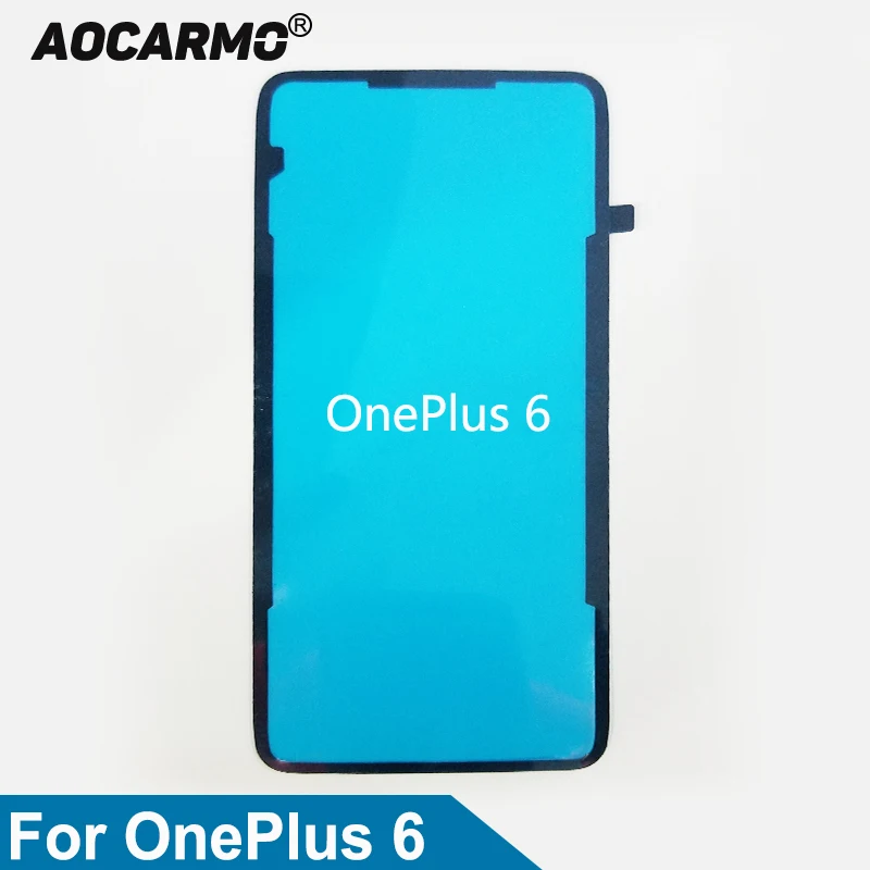 

Aocarmo Back Door Battery Cover Adhesive Sticker Glue Tape For OnePlus 6 1+6 Replacement