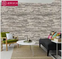 Rustic Vintage 3D Vinyl Brick Wall Wallpaper Roll Embossed Texture Photo Faux Stone Effect Wall Paper