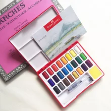 Faber-Castell Импортные Твердые акварельные краски/24/36/48 Цвета полукювет набор краски для художника товары для рукоделия