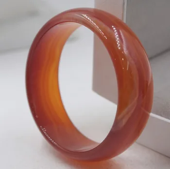 

Arrival Perfect Agate Bangle 21mmW For Woman Fine Red Agate Elegant Bangle 62mm For Lady Best Gift