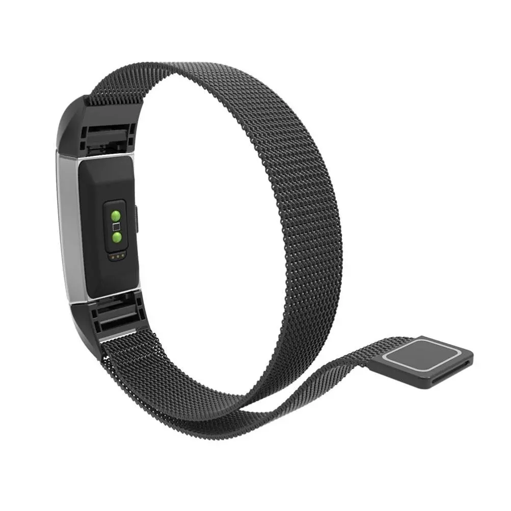 Сменный ремешок SENBONO Milanese из нержавеющей стали для смарт браслета Fitbit Charge
