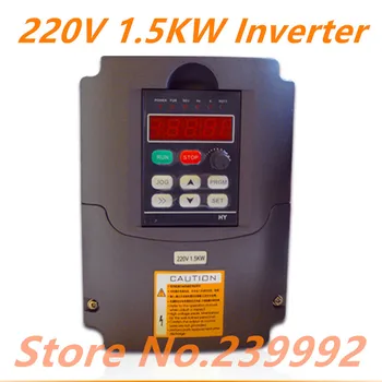 

Free shipping NEW Variable Frequency Drive VFD Inverter 1.5KW 2HP 220V 7A 1.5kw inverter with Potentiometer Knob 220V AC