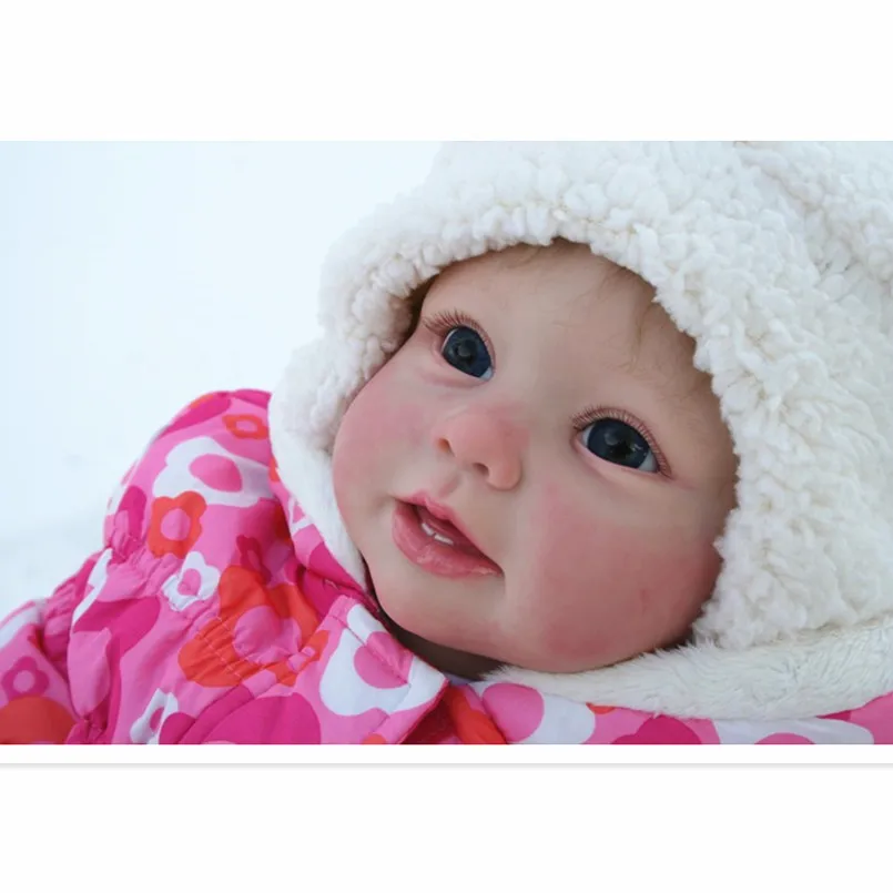 Real Looking Vinyl Silicone Reborn Baby Doll Kit For Make Reborn Babies