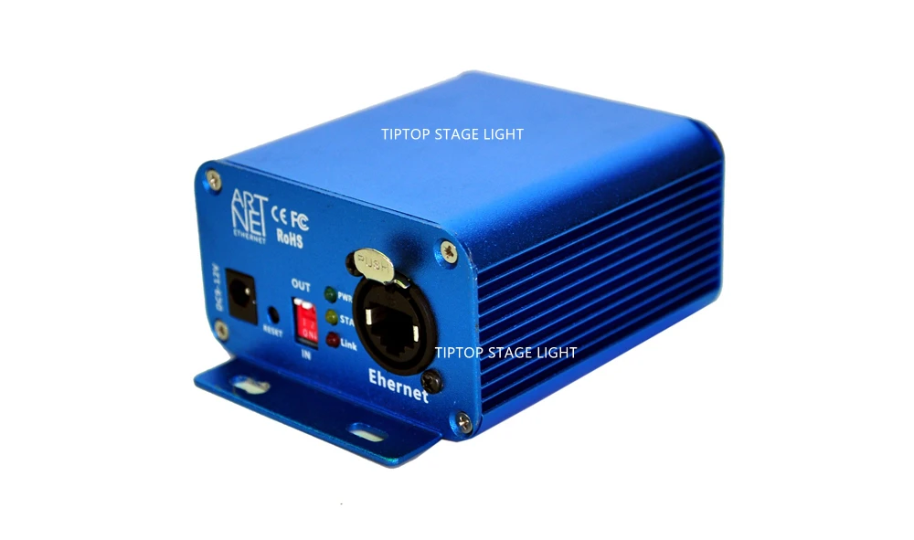 2 Ports Artnet DMX Controller | Tiptoplight