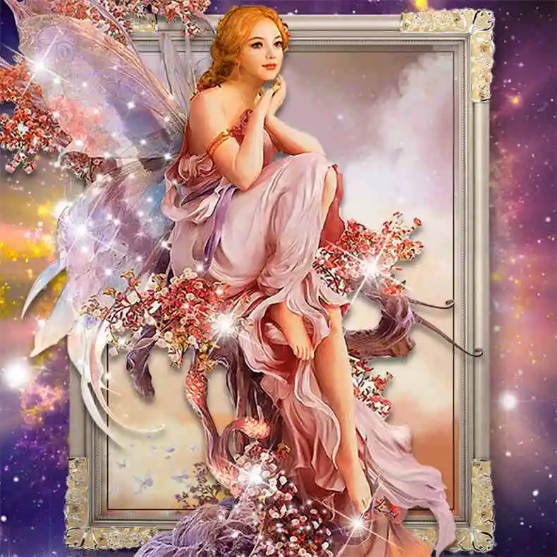 

5D Diamond Embroidery Butterfly elves,diamond Mosaic Resin Home Decor DIY diamond art,Home Decoration gift Cross Stitch