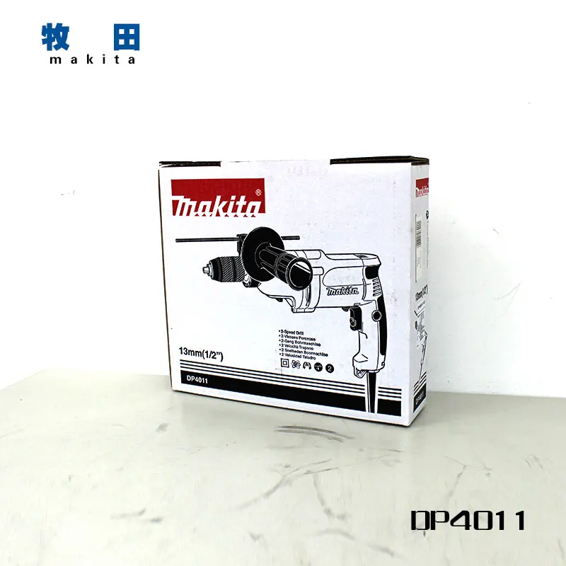 Подлинная Makita электрическая дрель MAKITA DP4011 скорость двойной скорость электродрель 13 мм электроинструмент