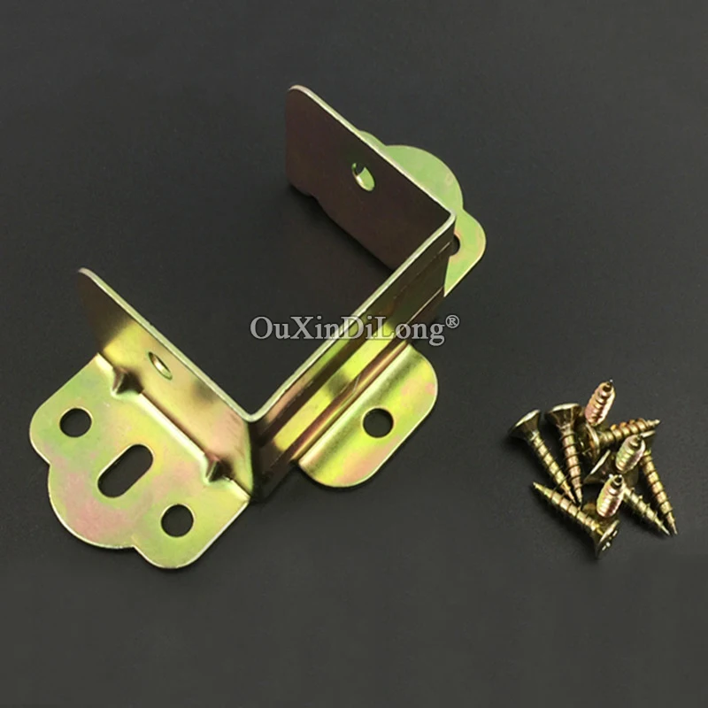 Brand New 20PCS/Lot Metal Bed Rail Brackets 45mm Hanger Buckle