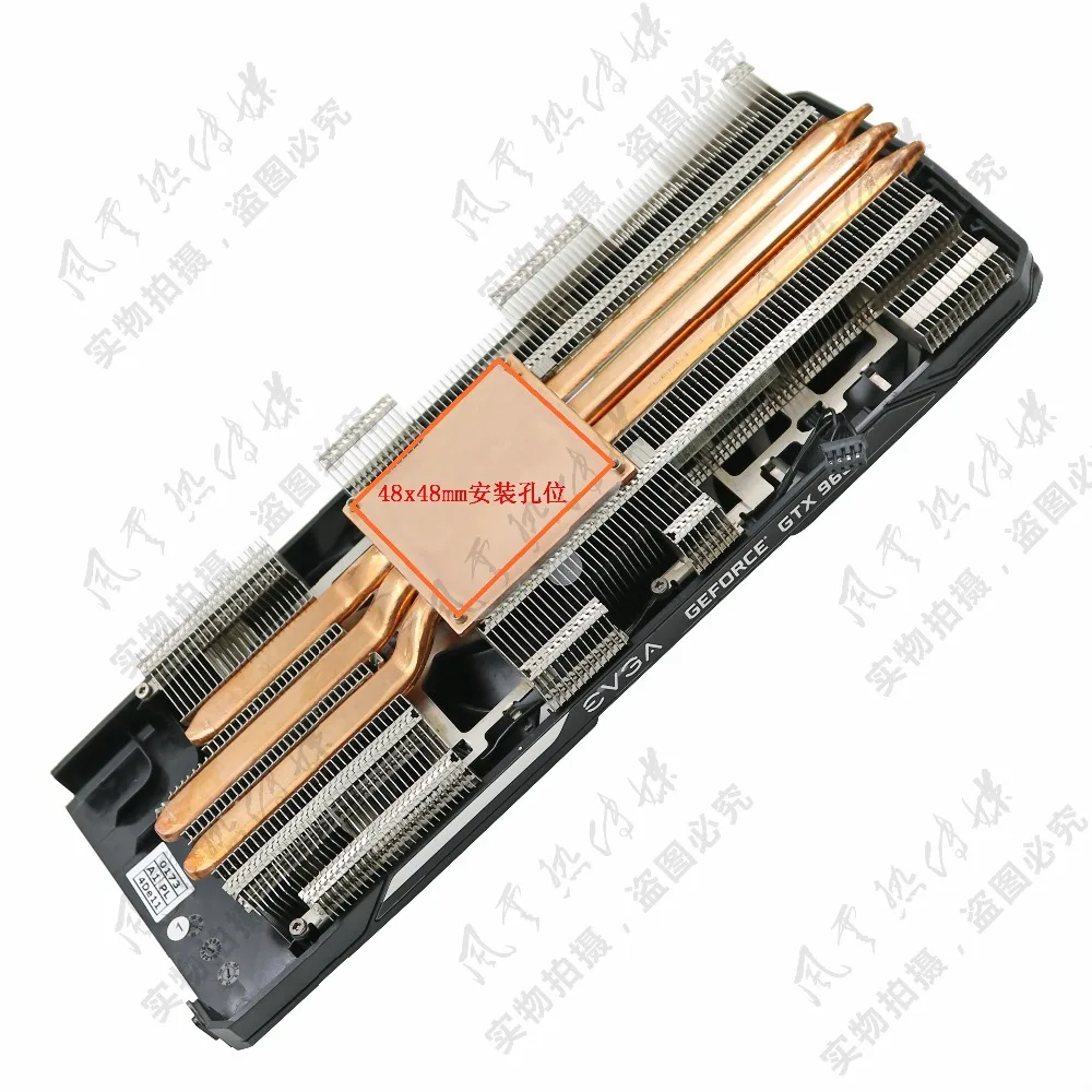 Новый оригинальный радиатор для видеокарты EVGA GTX960 SSC FTW acx2. 0 48x48