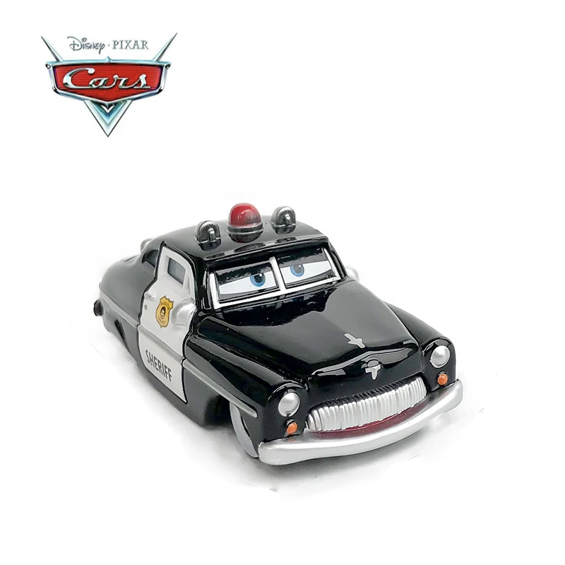 Disney Pixar voitures moulé sous pression shérif Police moulé sous pression en alliage de métal modèle voitures Disney voiture 1:55 Collection de jouets enfants meilleur cadeau enfants