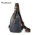 Fangnymph nueva moda hombres bolso de pecho masculino pu cuero Bolsos de hombro multi-función hombres carteras de alta calidad negocios bolsos