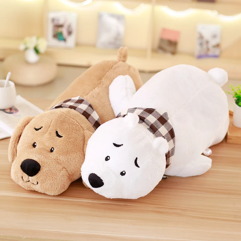 70cm super cute adorable plush teddy bear doll a scarf as a gift to the children
