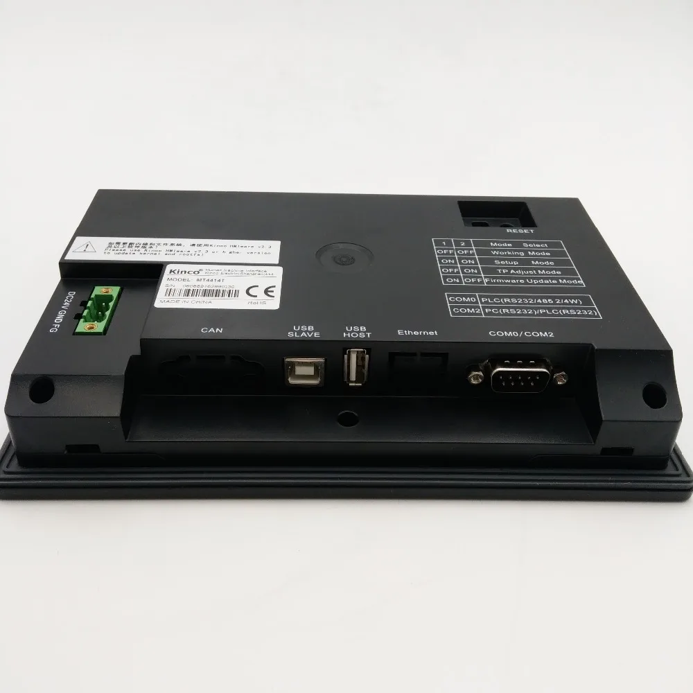 MT4414T 7 "Китайский HMI Kinco дюймовый сенсорный экран дешевый ПЛК Сенсорная панель