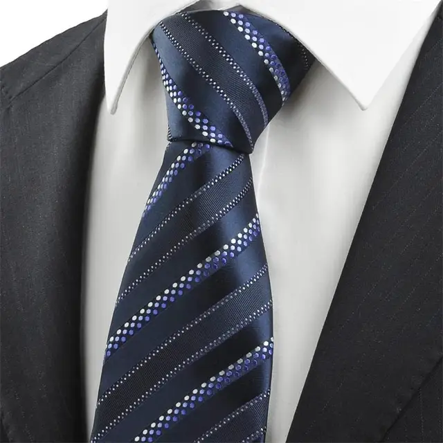 black neck tie