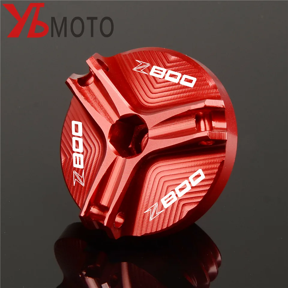 

Motorcycle M20*2.5 CNC Engine Oil Filter Cup Plug Cover Screw For Kawasaki Z800 Z 800 2013-2016 2014 2015 motorbike accessories