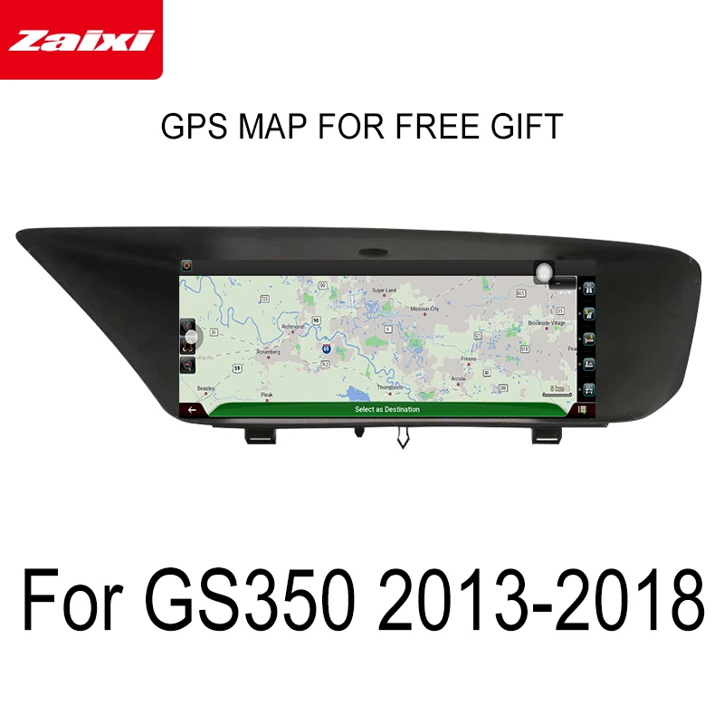 ZaiXi Android 2G ram для Lexus GS 350 GS350 2013- gps сенсорный экран мультимедийный плеер Авторадио Навигация стиль