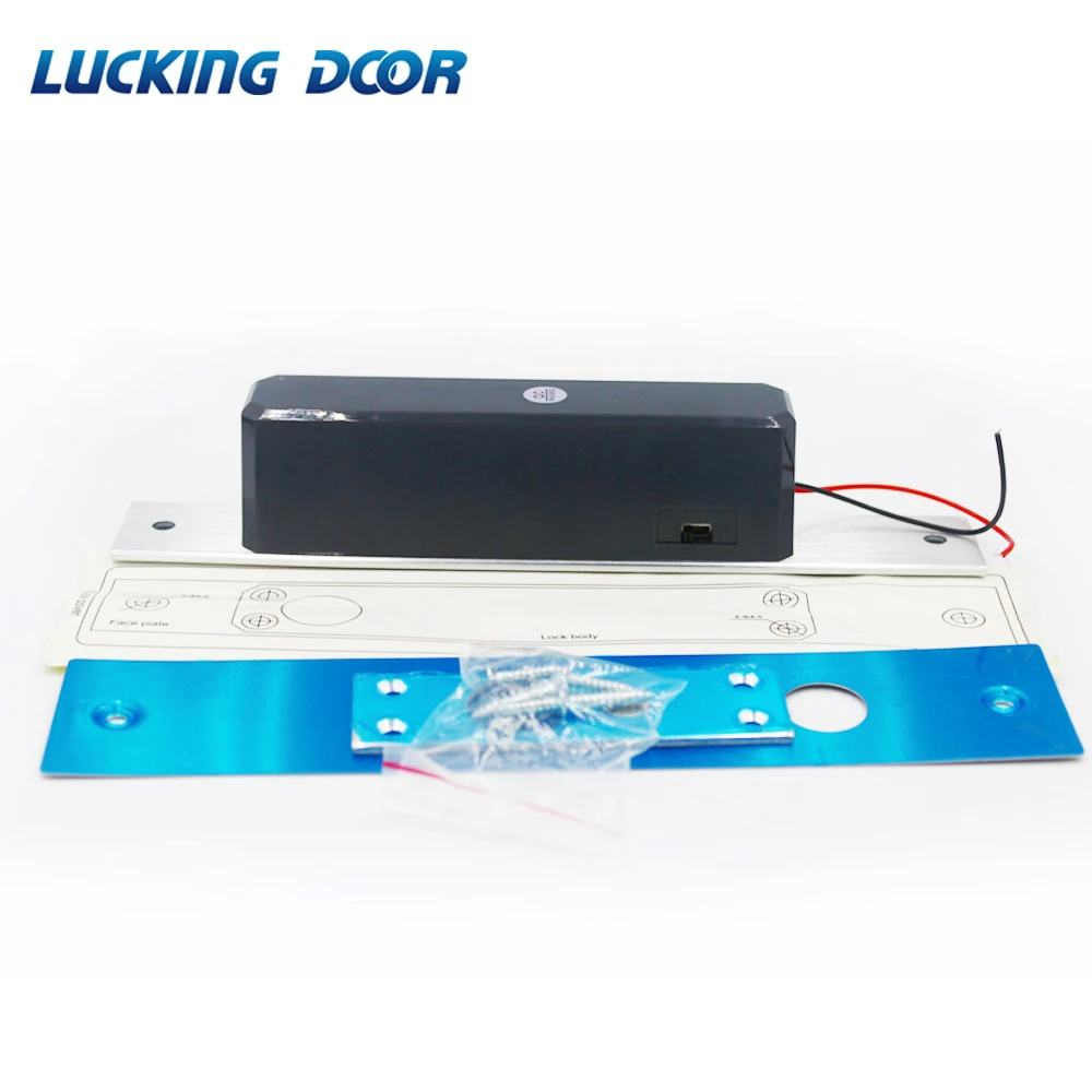 

LUCKING DOOR Electric Drop Bolt Door Lock DC 12V Magnetic Induction Auto Deadbolt for Security Access Control System