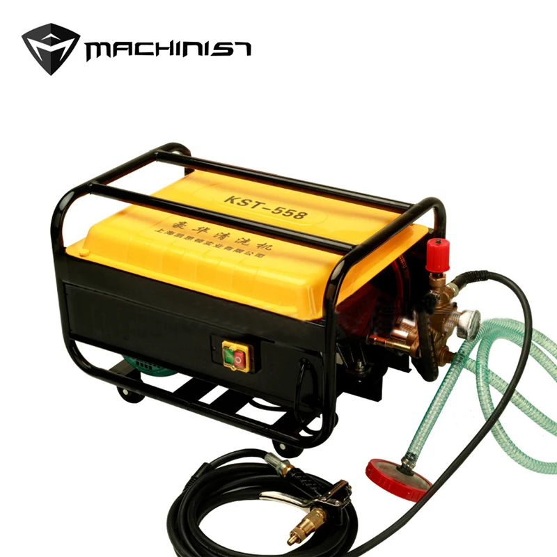 

Car High Pressure Washer Cleaning Machine Auto Body Beauty Maintain Wash Bronze High Power Car Washer Self-Priming Brush Pump
