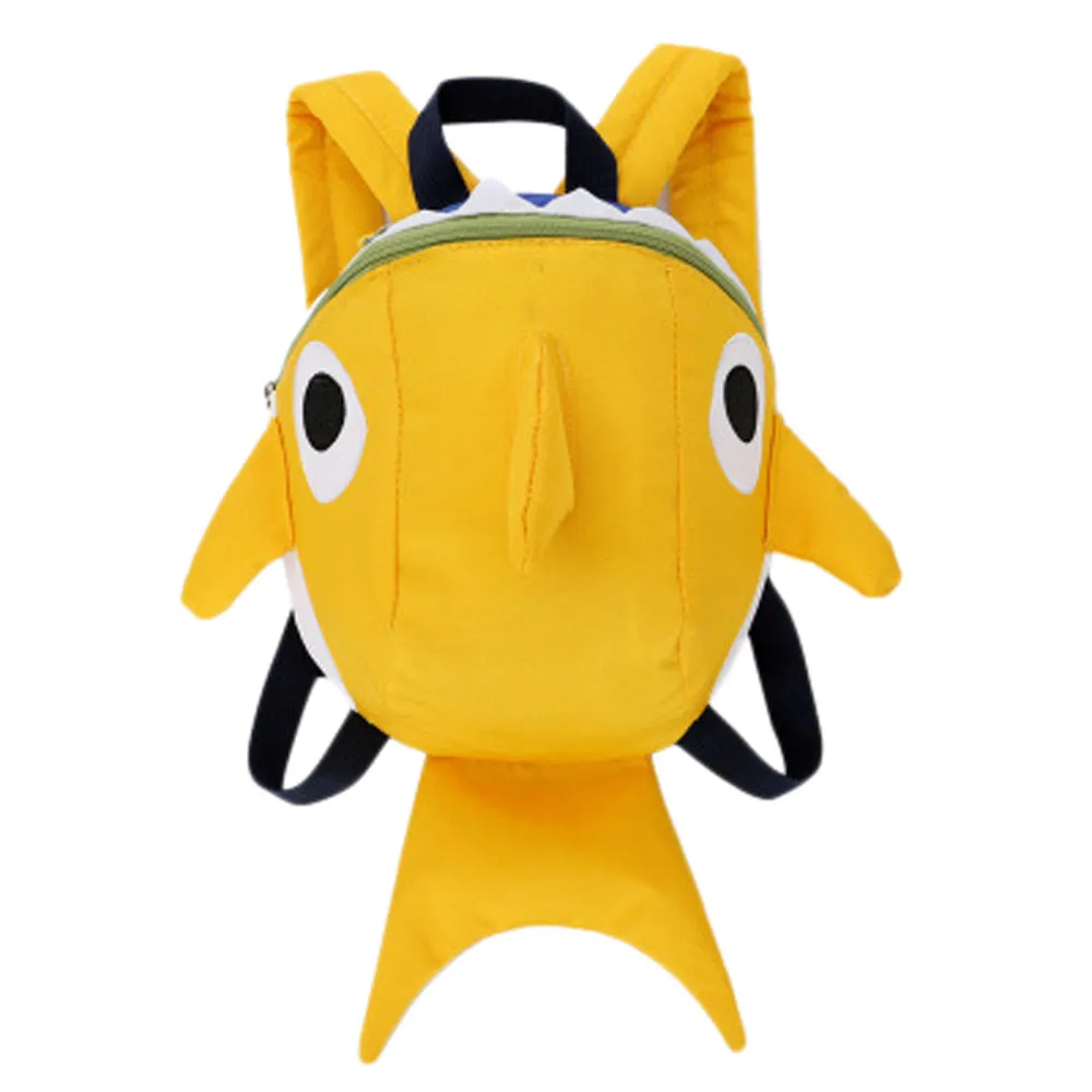 Cute Cartoon Animal Mini Plush Backpack Baby Toy School Bag Kids Outdoor Travel Pack Bag Student Kindergarten Animal Bags - Цвет: yellow