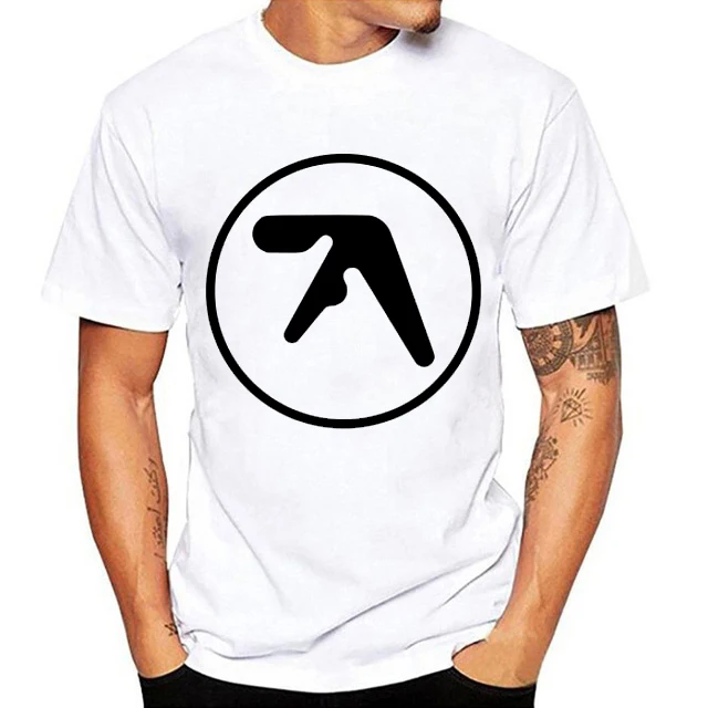 Мужская и женская футболка с принтом Aphex twin Летняя Повседневная Популярная