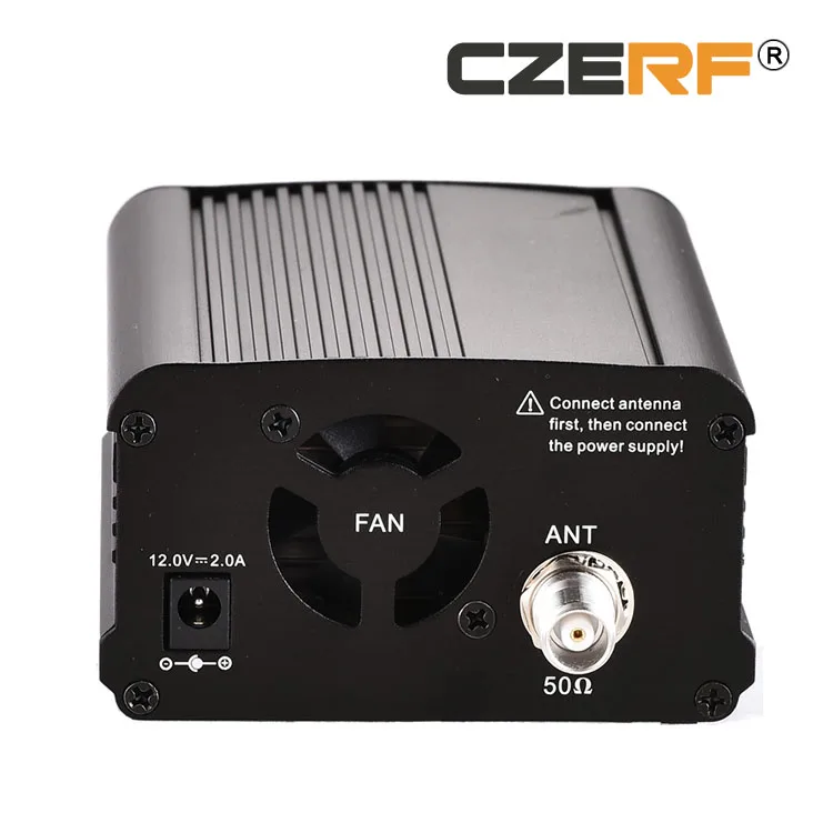CZERF беспроводной FM передатчик PLL 1 Вт/7 Вт с антенной GP1 для использования вне