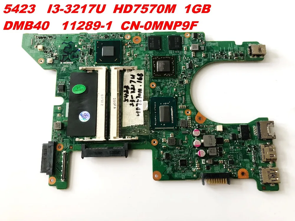 Оригинальный Для DELL 5423 I3-3217U SR0N9 материнская плата HD7570M 1 ГБ DMB40 11289-1 CN-0MNP9F
