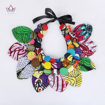 

BRW Fashion Button Necklaces Rope Chain Statement Necklace Women Collares Ethnic Jewelry Maxi Accessories WYA063