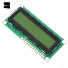 Circuit électronique cristal liquide 1602 16x2 caractère HD44780 contrôleur LCM LCD Module d'affichage jaune rétro-éclairage(China)
