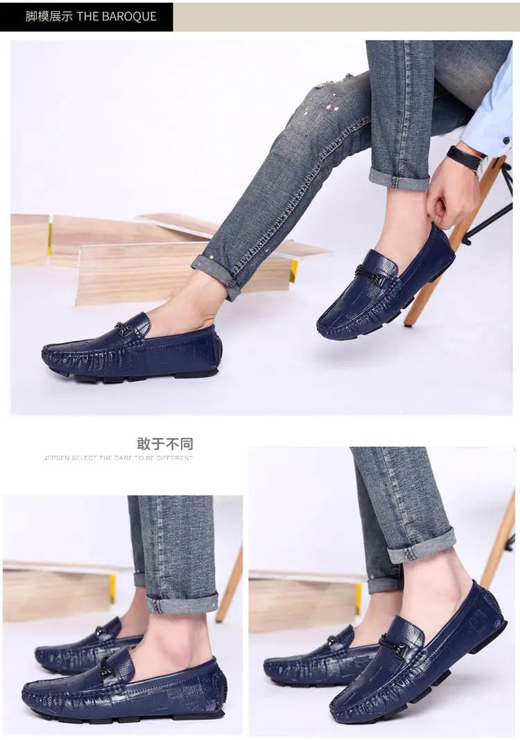 marca de luxo 2019 mocassins dos homens