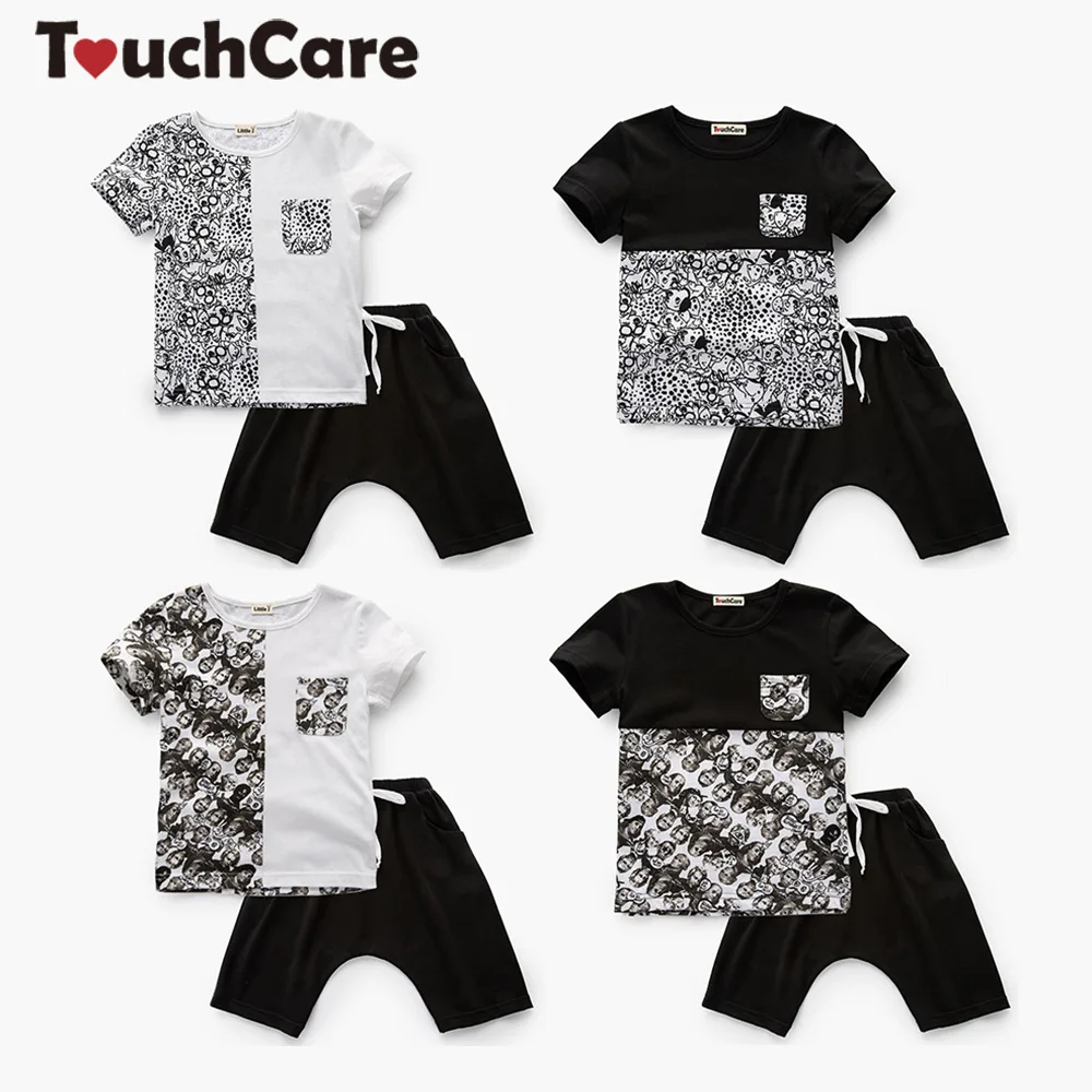 Clearance Self designed Newborn Baby Boy Clothing Summer Toddler Baby