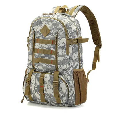 Открытый Тактический Рюкзак Molle Camo 50L военный армейский рюкзак Mochila водонепроницаемый походный охотничий рюкзак туристический рюкзак Спортивная Сумка - Цвет: ACU