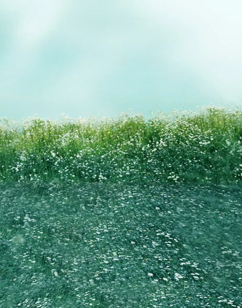 

5x7ft Landscape Green Grass Photography Backdrops Photo Props Studio Background