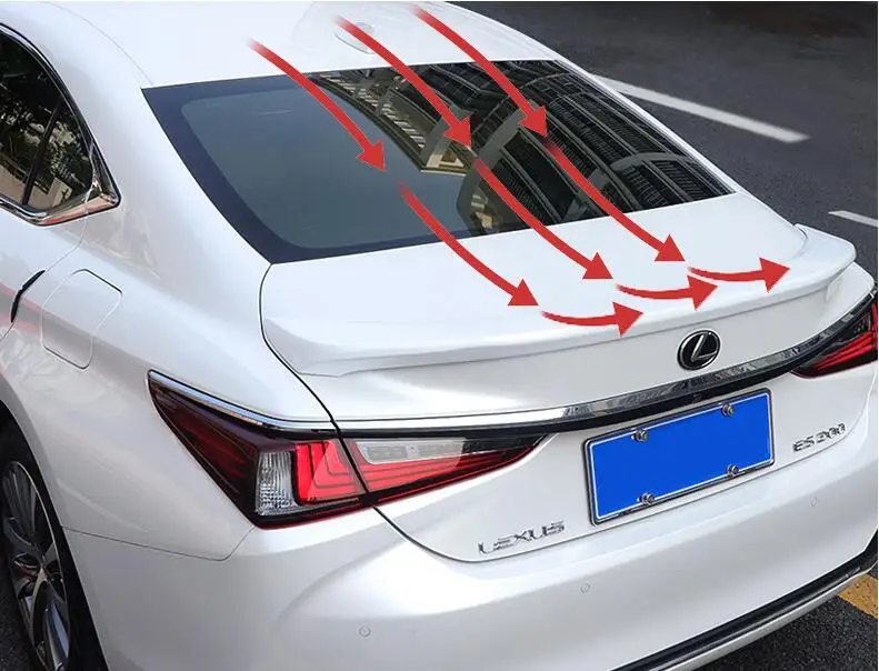 АБС-пластик краска автомобиля заднее крыло багажника спойлер для Lexus ES200 ES250 ES300h по EMS