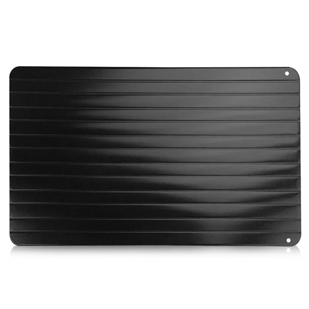 Fast Defrosting Tray for Frozen Food Thawing Plate Defrost Meat Fish in Minutes The Safety Way Defrosting Meat Tray Kitchen Tool
