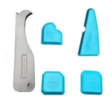 Стеклянный силиконовый гель squegees герметик угол Рассекатель шпатель силиконовая лопатка цемент остаточное средство для удаления клея инструмент