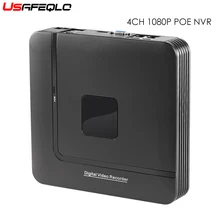 4-канальный PoE NVR 1080P 4CH 2MP 4CH наблюдения CCTV NVR IEE802.3af 48V PoE HI3515C для H.264 H.264 IP Камера 3.5CH HDD реального POE