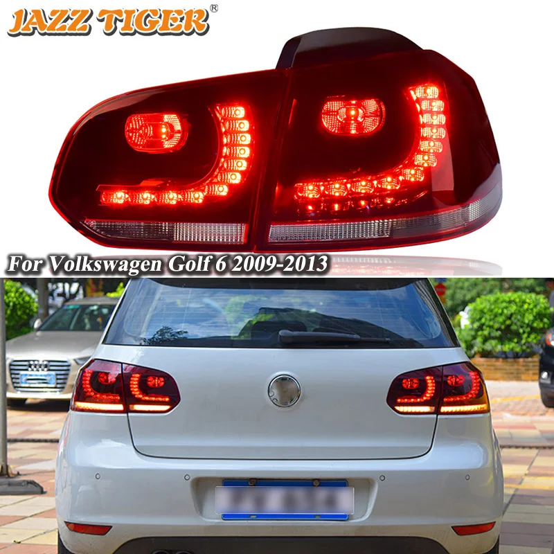 

Rear Running Lamp + Brake + Reverse + Dynamic Turn Signal Car LED Tail Light Taillight For Volkswagen Golf 6 MK6 R20 2009 - 2013