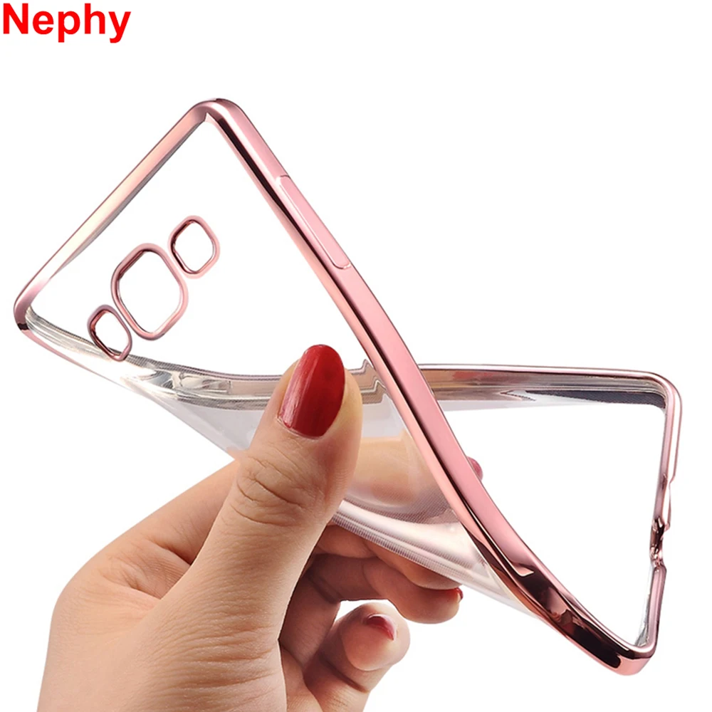 Прозрачный чехол Nephy для телефона Samsung Galaxy A8 2018 Plus A3 A5 A7 2015 2016 2017 Мягкая силиконовая