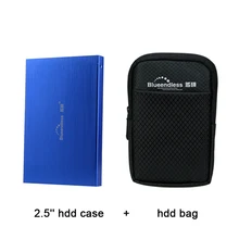 ^#Cheap 1Set blueendless External Hard Drive protect tool(2.5''HDD Case+5''Hdd Bag)sata USB 3.0 sdd hdd Enclosure carry tools U25YA+25BB ^#Cheap 1Set blueendless External Hard Drive protect tool(2.5''HDD Case+5''Hdd Bag)sata USB 3.0 sdd hdd Enclosure carry tools U25YA+25BB