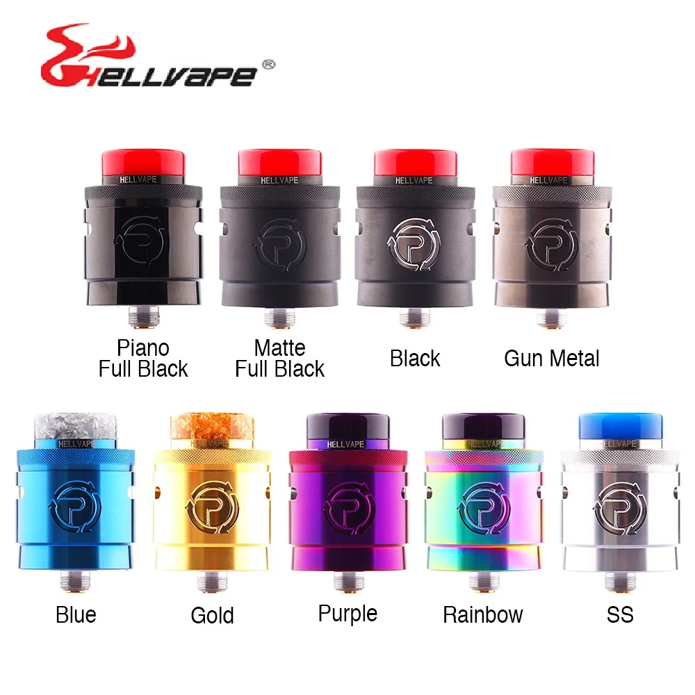 

Original Hellvape Passage RDA Tank 24mm E-Cigs Atomizer 2 Post Deck with Separation Block For Squonkor Box Mod vs Drop Dead RDA