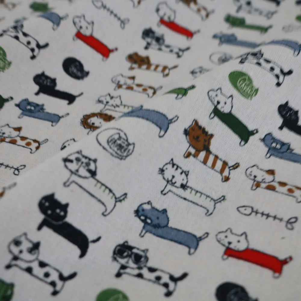 Ткань из хлопка и льна 50x150 см|crafts materials|cotton linen fabriclinen fabric |