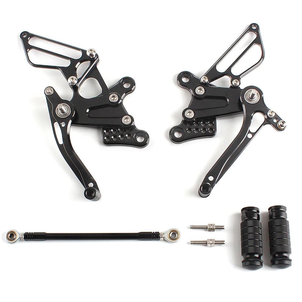 

CNC Rear Set Foot Pegs Aluminum Rearset for kawasaki Ninja ZX6R ZX 6R ZX636 2009-2015 2010 2011 2012 2013 2014