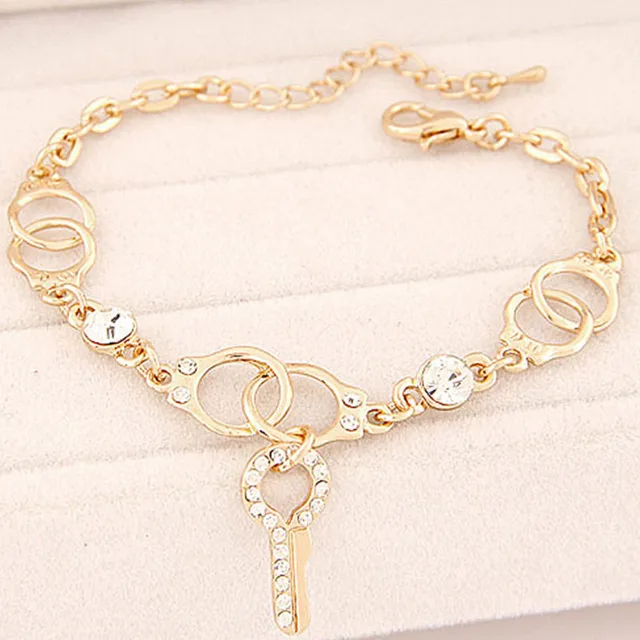 Us 3 18 Yvlah An Alloy Gold Color Or Silver Bracelet With A Key Which Stand For To Luck The Love Sl008 In Chain Link Bracelets From Us 3 18 Yvlah An Alloy Gold Color Or Silver Bracelet With A Key Which Stand For To Luck The Love Sl008 In Chain Link Bracelets From