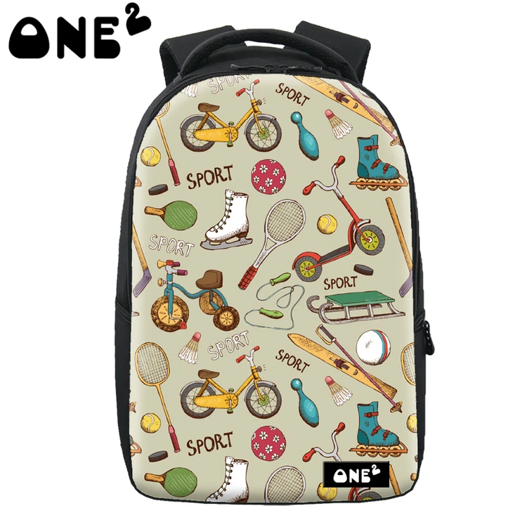 

Buy one get one free 2016 ONE2 Design street sports hot shot high school laptop bag  wholesale brand name backpack