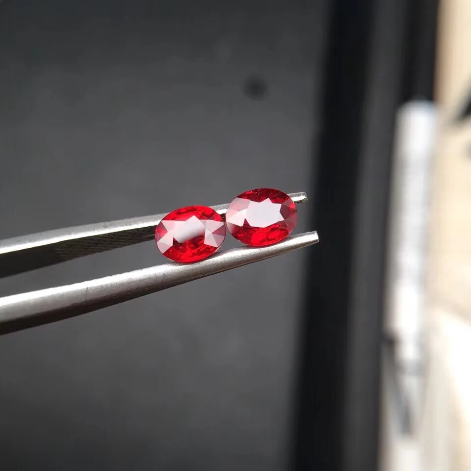 

AIG Certificated VS 1.16ct Unheat oval Cut Natural red Ruby Pigeon Blood Red Loose Gemstones Rubi Loose Stones