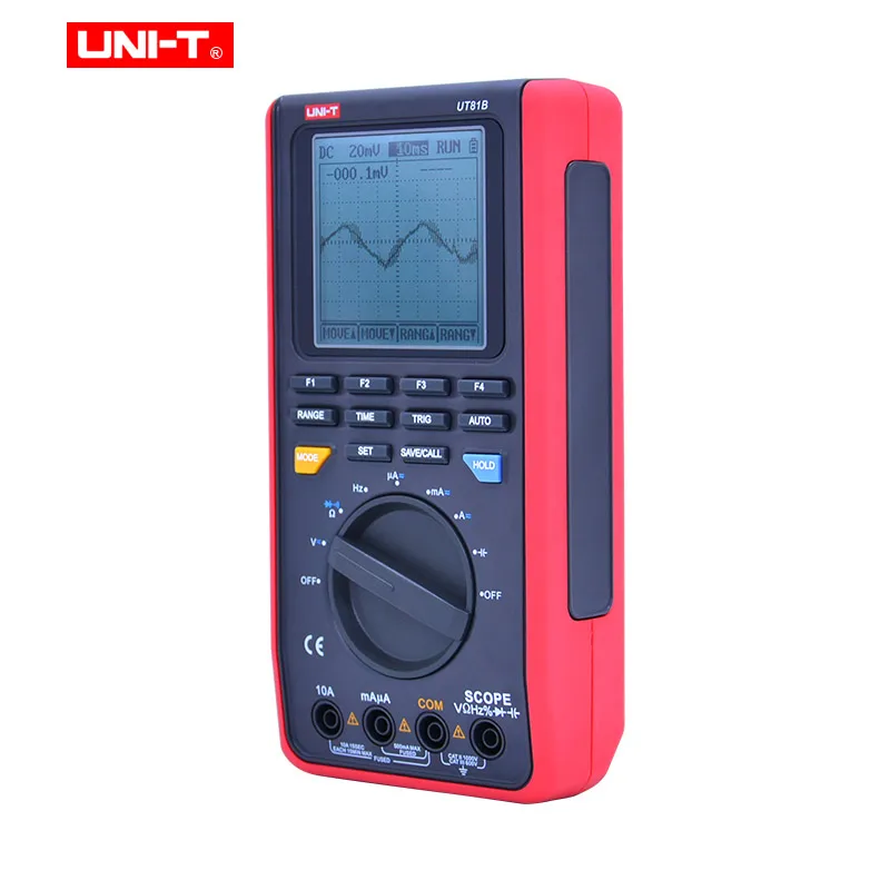  UNI-T UT81C/UT81B Real-Time Sample Rate Handheld Oscilloscope Digital Multimeter AC DC Resistance C