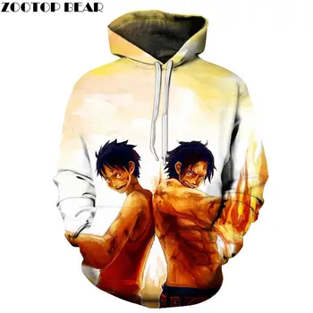 

3D Printed Back To Back One Piece Men Hoodies Mens Pullover Sweatshirt Fashion Men Hoodies Pullover Casual Hoodies ZOOTOP BEAR